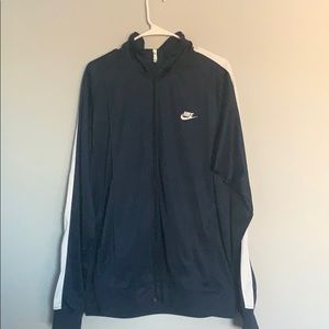 Nike Blue and White Sweater